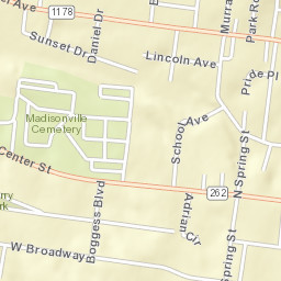 447-483 West Noel Avenue Madisonville KY Street Map