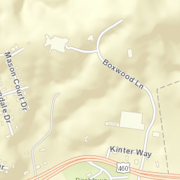 Wenonah Ave Pearisburg, Virginia Street Map