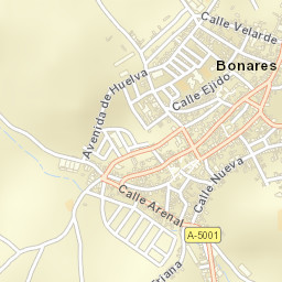 Bonares Street Map