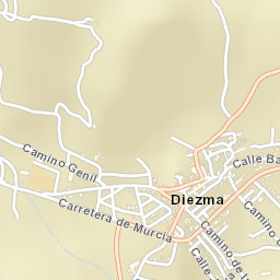 Diezma Street Map