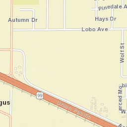 Fergus California Street Map