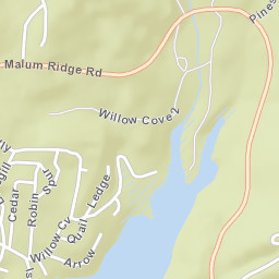 The Pines California Street Map