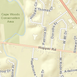 799 Woodbine Place Cape Girardeau MO Street Map