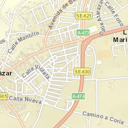 Aznalcázar Street Map