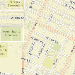 201-285 Northwest Ave, Merced, CA Street Map
