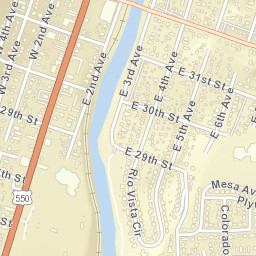 125-129 Rio Vista Cir, Durango, CO 81301 Street Map
