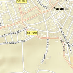 Paradas Street Map