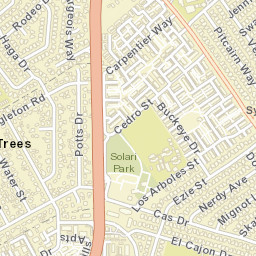 Seven Trees California Street Map