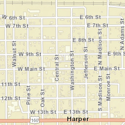 139 West Main Street, Harper, KS 67058 Street Map