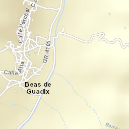 Beas de Guadix Street Map