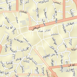 Rasht Street Map