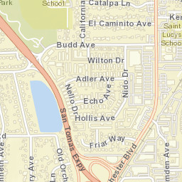 San Tomas Expressway, Campbell, CA 95008 Street Map