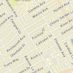 1605-1607 Koch Lane, San Jose, CA 95125 Street Map