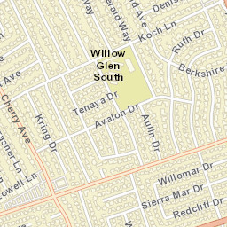 2562-2576 Cottle Ave San Jose CA Street Map