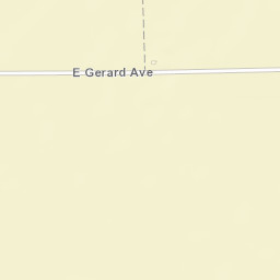 3667-4498 E Gerard Ave Merced CA Street Map