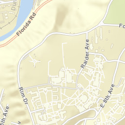 1290-1894 Rim Dr Durango CO Street Map