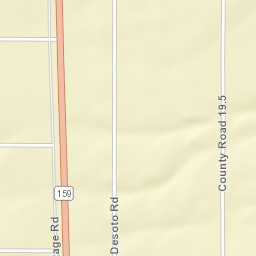 Costilla County Street Map