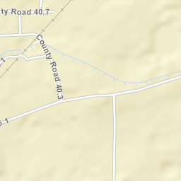 Hoehne Colorado Street Map