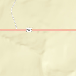 U.S. 160, Comanche National Grassland, Pritchett Street Map