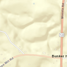 3996-4098 Moneta Rd, Bedford, VA 24523 Street Map