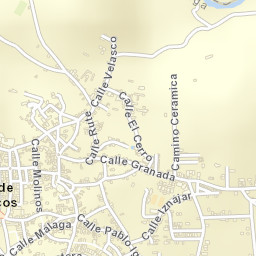 Cuevas de San Marcos Street Map