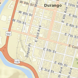 695 E 4th Ave Durango CO 81301 Street Map