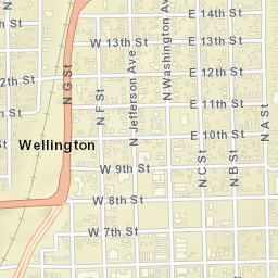 100-198 U.S. 81 Business Wellington KS Street Map