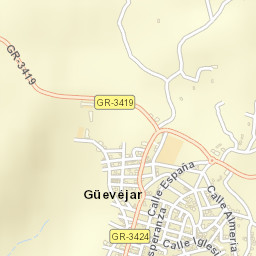 Güevéjar Street Map