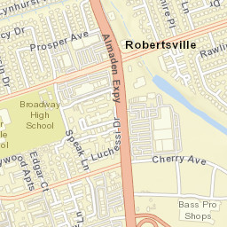 Robertsville California Street Map