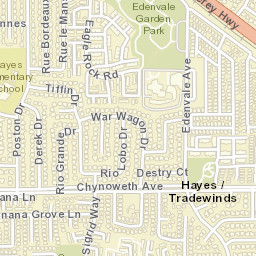Edenvale California Street Map