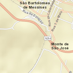 São Bartolomeu de Messines Street Map