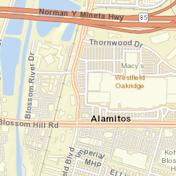 Alamitos California Street Map