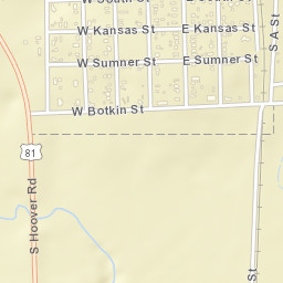 1053 South C Street, Wellington, KS 67152 Street Map