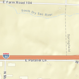 Interstate 44, Springfield, MO 65803 Street Map