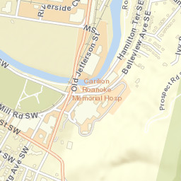 1860 South Jefferson Street, Roanoke, VA  Street Map