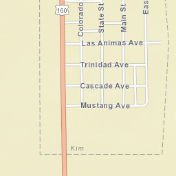 Kim Colorado Street Map