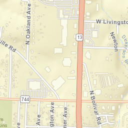 1435 West Livingston Street, Springfield, MO Street Map