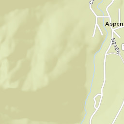 Aspendell California Street Map