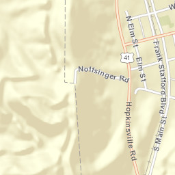 126 Hopkinsville Road Madisonville KY Street Map