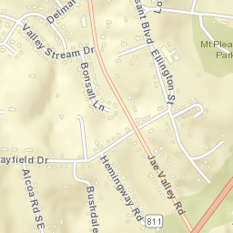 3201-3299 Mt Pleasant Blvd, Roanoke, VA 24014, USA Street Map