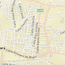 Pedrera Street Map