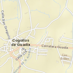 Cogollos de Guadix Street Map