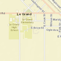 3999 Washington Avenue, Le Grand, CA Street Map
