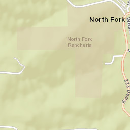 33101-33111 Road 222, North Fork, CA Street Map