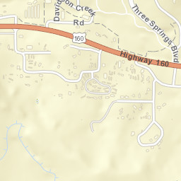 Grandview Colorado Street Map