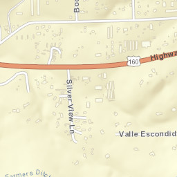 Pinon Acres Colorado Street Map