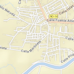 Fuente Vaqueros Street Map