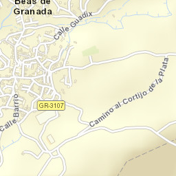 Beas de Granada Street Map