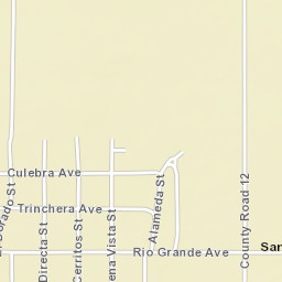 San Acacio Colorado Street Map