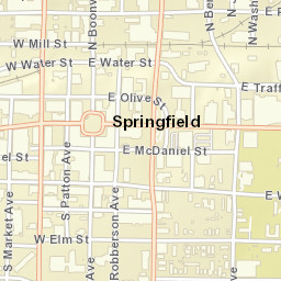 305-311 E Walnut St, Springfield, MO 65806 Street Map